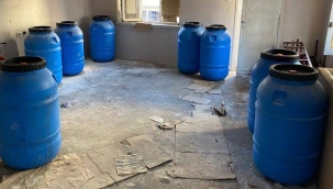 Van'da 5 bin 420 litre sahte içki ele geçirildi