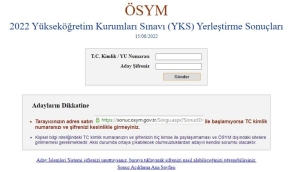 2022-YKS tercih sonuçları açıklandı