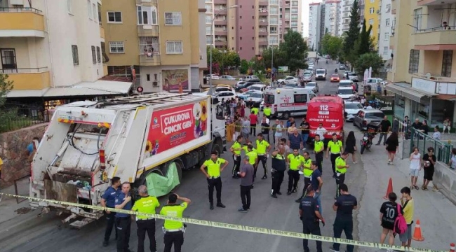 Adana'da çöp kamyoneti 12 yaşındaki çocuğu ezdi