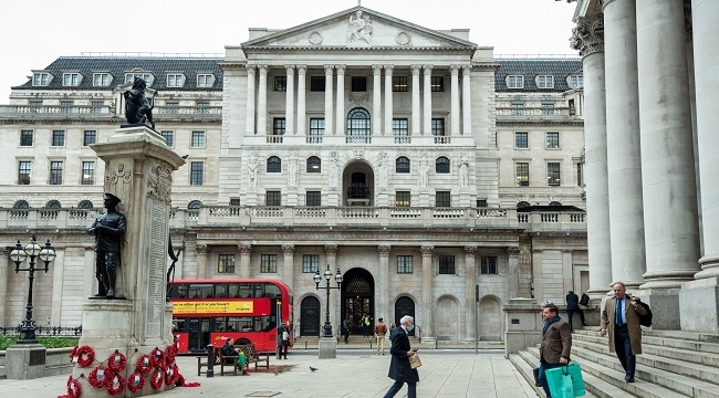 BoE, politika faizini %1,75'e yükseltti