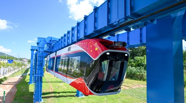 Çin'den enerjiye ihtiyaç duymayan "gökyüzü treni"