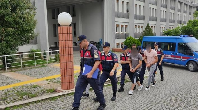 Giresun'da 400 mutfak tüpü çalan 3 kişi yakalandı