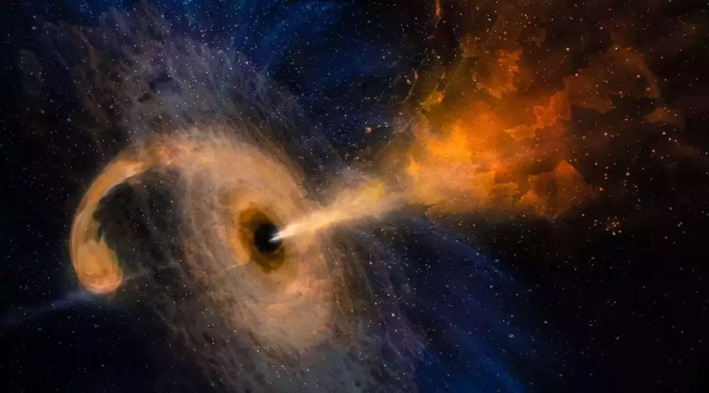 Gözlemlenen en büyük kara delik jeti keşfedildi