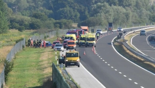 Hırvatistan'da bir otobüs devrildi: 12 ölü, 31 yaralı