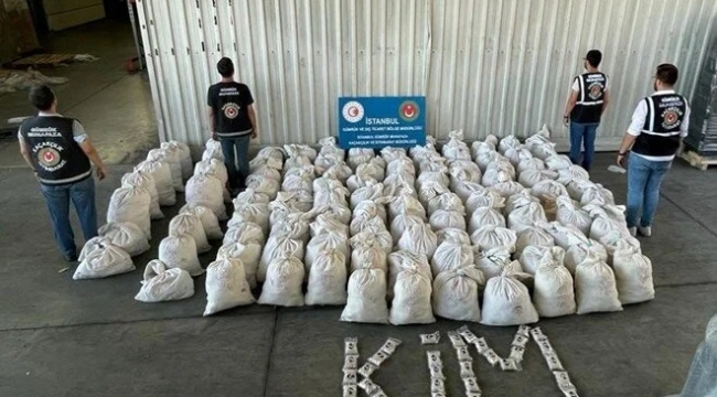 İstanbul'da 2.091 kg captagon hap ele geçirildi