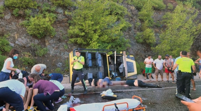Marmaris'te safari aracı devrildi: 5 ölü, 6 yaralı