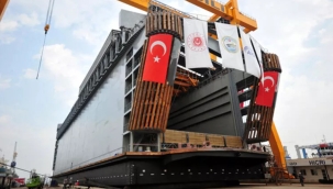 MSB: 3 bin tonluk denizaltı havuzu, suya indirildi