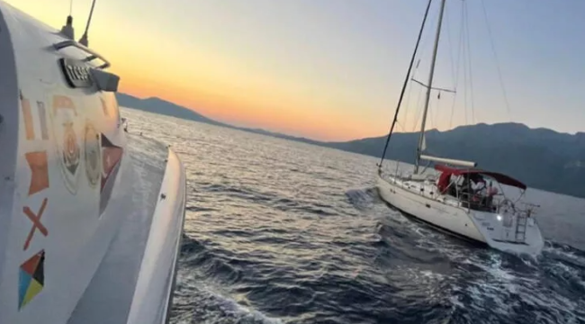 Muğla'da bir teknede 78 kaçak yakalandı
