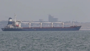 Ukrayna'dan yola çıkan ilk tahıl gemisi İstanbul'da