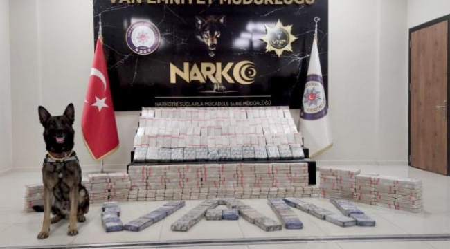 Van'da 307 kilogram uyuşturucu ele geçirildi