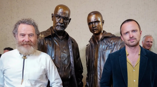 White-Pinkman'ın New Mexico'da heykeli yapıldı