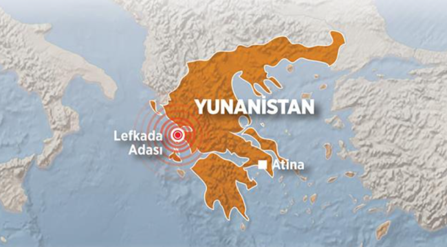 Yunanistan'da 4,3 büyüklüğünde deprem