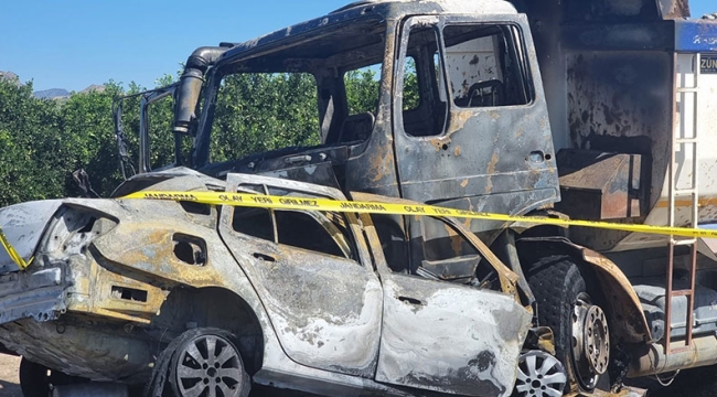 Adana: Çaldığı araçla kaza yaptı, yanarak öldü
