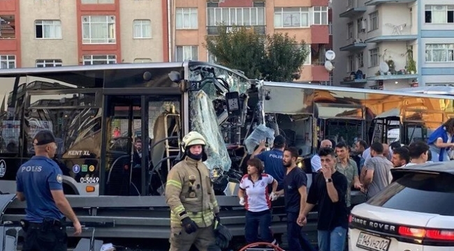 Avcılar'da metrobüs kazası: 42 yaralı