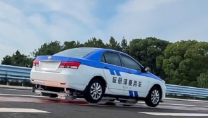 Çin'de "maglev otomobili" test edildi