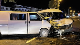 Düzce'de öğrenci servisi kaza yaptı: 8 yaralı var