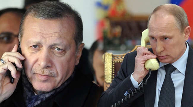 Erdoğan, Putin ile telefonda görüştü