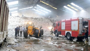 Gaziantep'te pamuk fabrikası yandı: 1 ölü 9 yaralı