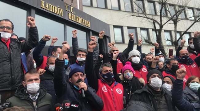 Kadıköy Belediyesi işçileri greve giriyor