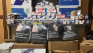 İzmit'te 105 bin 400 kaçak makaron ele geçirildi