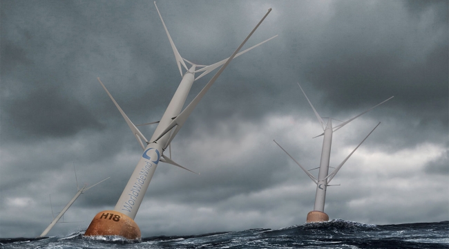 Rüzgara göre yön değiştiren türbin geliştirildi