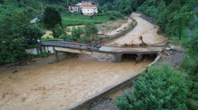 Rize Valiliği, sel uyarısında bulundu