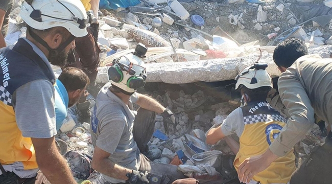Rus uçakları İdlib'i vurdu: 7 ölü, 15 yaralı var