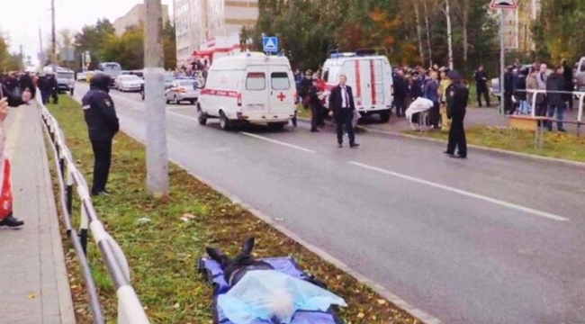 Rusya'da okula silahlı saldırıda 13 kişi öldü