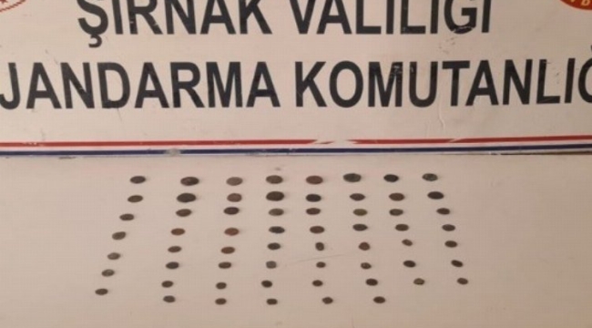 Şırnak'ta 65 parça tarihi obje ele geçirildi