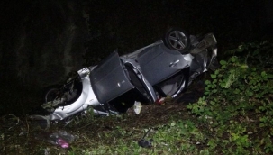 Trabzon'da otomobil şarampolden uçtu: 4 kişi öldü