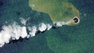 Volkanik patlama, Pasifik'te yeni ada oluşturdu