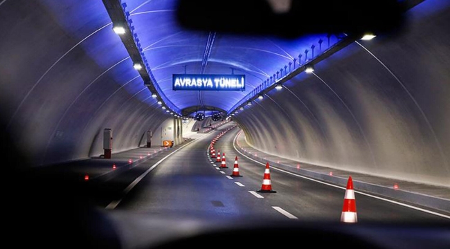 Avrasya Tüneli bu gece 5 saatliğine kapanacak