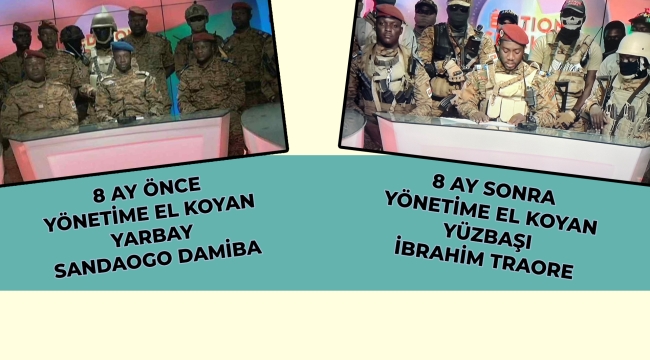 Burkina Faso'da ordu iktidara yine el koydu 