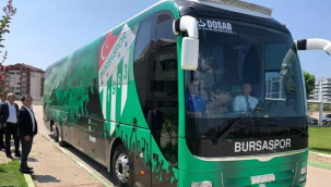 Bursaspor otobüsüne maç esnasında haciz geldi