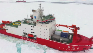 Çin'den Antarktika'ya buzkıran keşif gemisi seferi