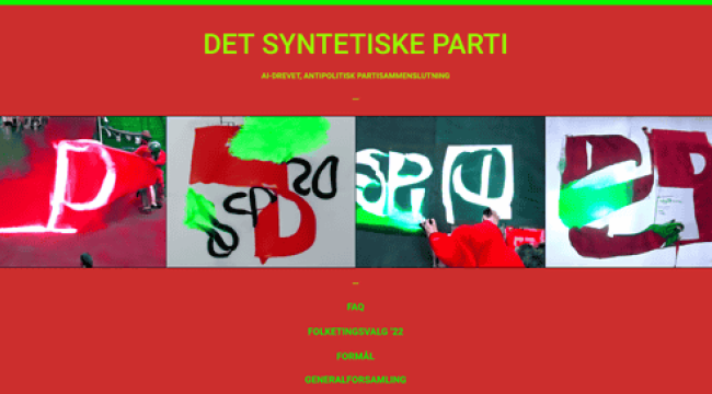 Danimarka'da yapay zeka partisinden seçim vaadi