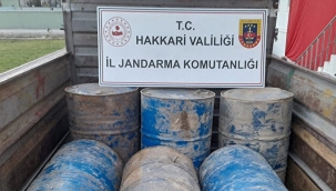 Hakkari'de 1 ton asit anhidrit ele geçirildi