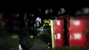 Hindistan'da bir traktör göle düştü: 22 kişi öldü