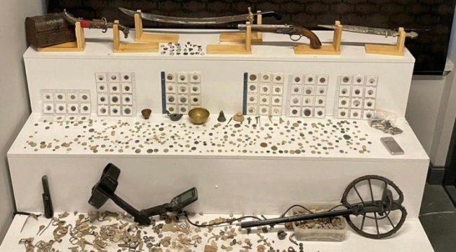 Kayseri'de 651 parça tarihi eser ele geçirildi