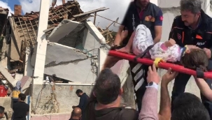 Kırşehir'de doğalgaz patlaması