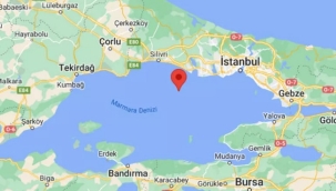 Marmara Denizi'nde 3,1 büyüklüğünde deprem