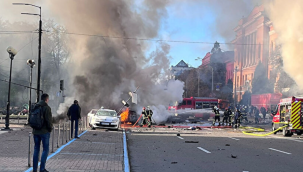 Rusya, Kiev'deki Almanya Büyükelçiliği'ni vurdu