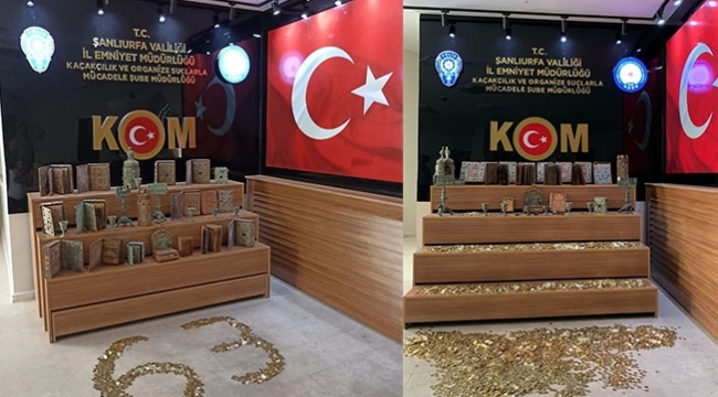 Şanlıurfa'da 52 bin 994 sikke ele geçirildi