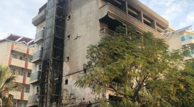 Kiracı zamma kızdı oteli yaktı