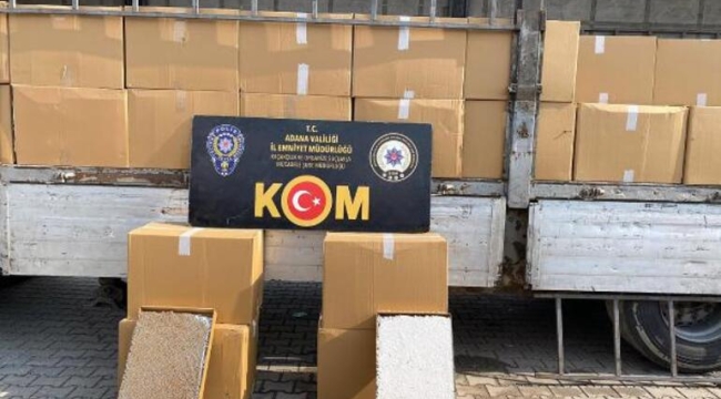 Adana'da kaçak sigara operasyonu: 21 gözaltı