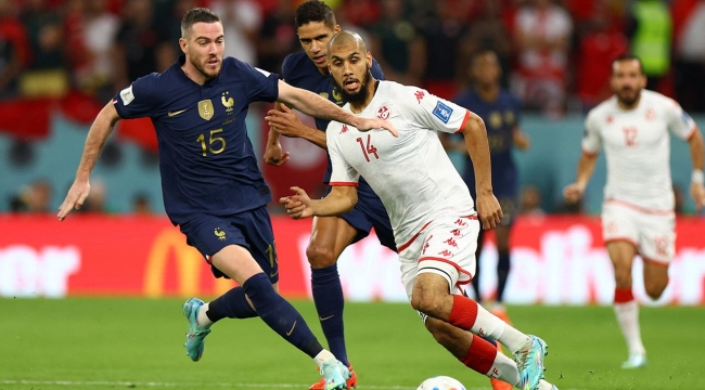 Dünya Kupası D Grubu: Tunus 1-0 Fransa