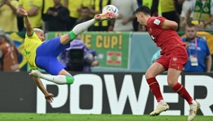 Dünya Kupası G Grubu: Brezilya 2-0 Sırbistan