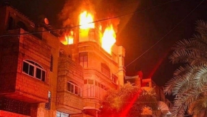 Gazze'de bir binada çıkan yangında 21 kişi öldü