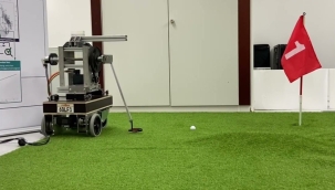 Golf oynayan robot tasarlandı: Golfi