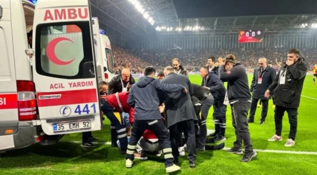 Göztepe - Altay derbisinde ortalık karıştı